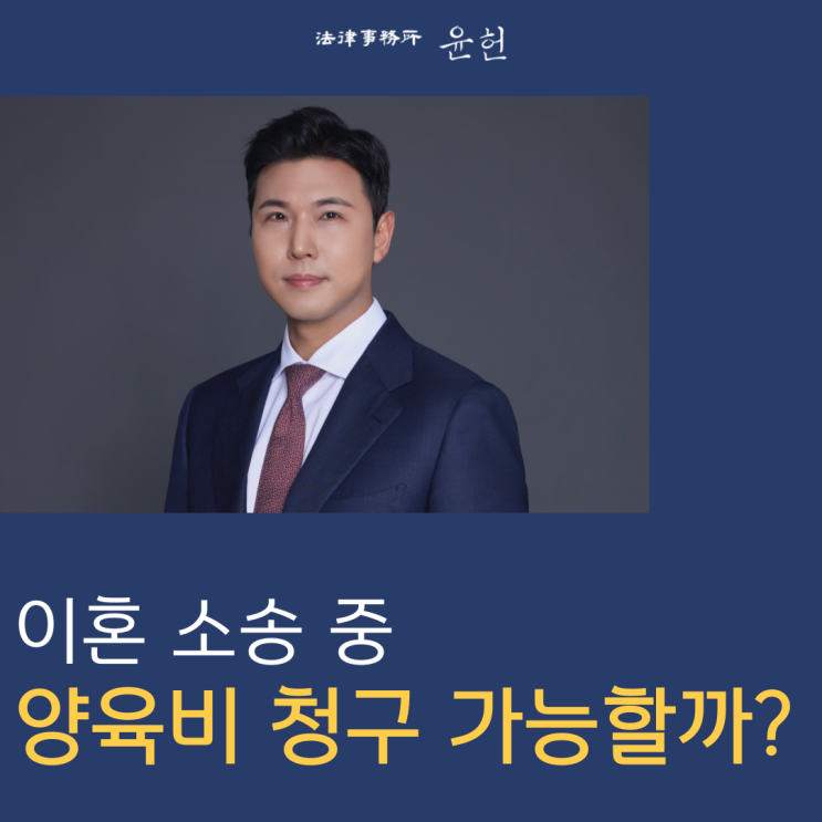  이혼 소송 중 양육비 청구, 가능할까?