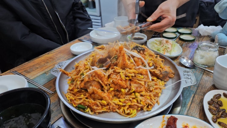  광주 남구 봉선동 맛집 물텀벙 아구찜 현지인 찐맛집