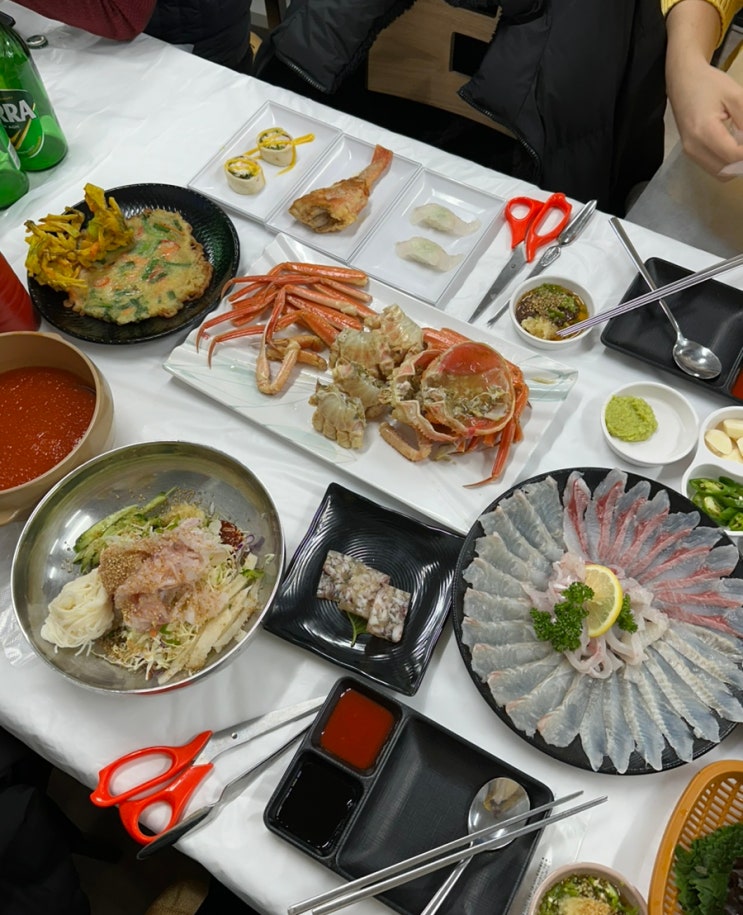  울진 죽변 대게 맛집 원피스수산 물회도 맛있는 횟집