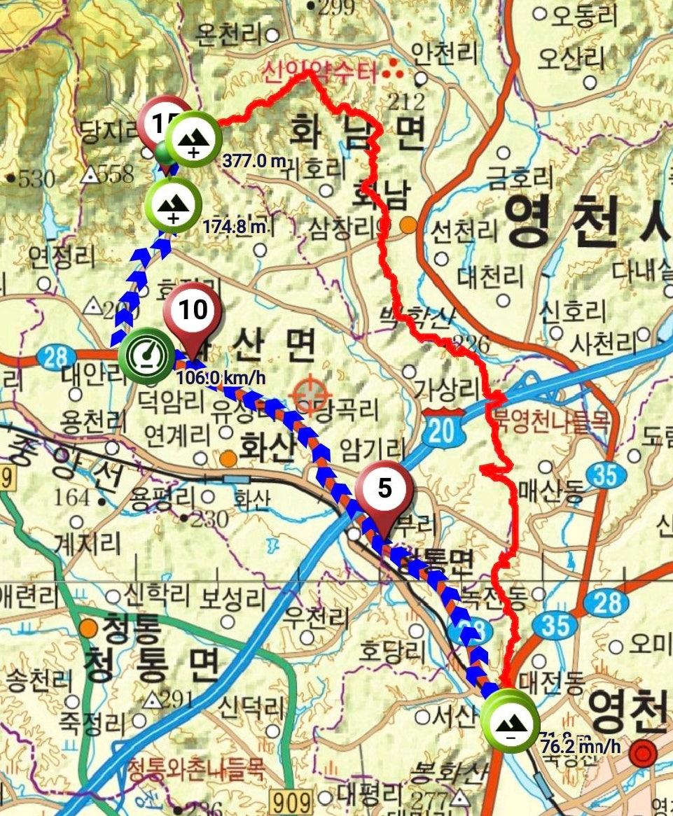 당지저수지 사진 1