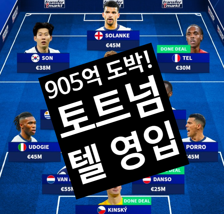  905억 베팅!" 토트넘, 마티스 텔 영입…도박이냐 대박이냐?