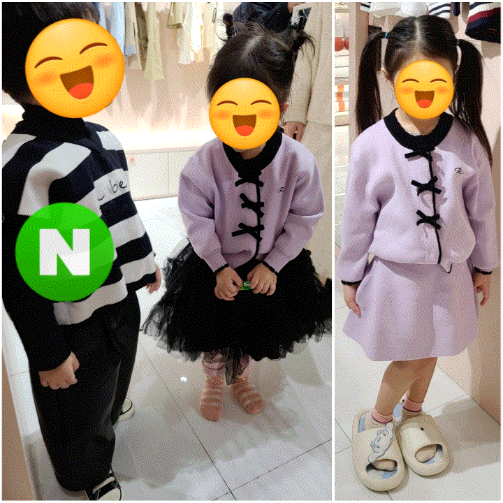 남악 롯데아울렛 로아앤제인 신상 니트 가디건 투피스 세트 쇼핑