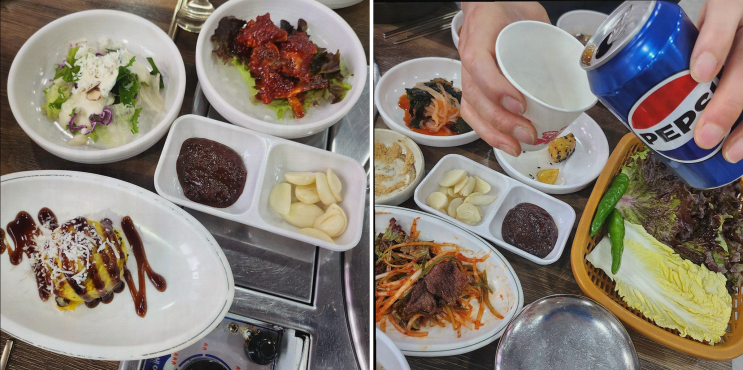  강릉역 맛집, 한우와 소고기를 동시에 즐길 수 있는 강릉이정태수제갈비