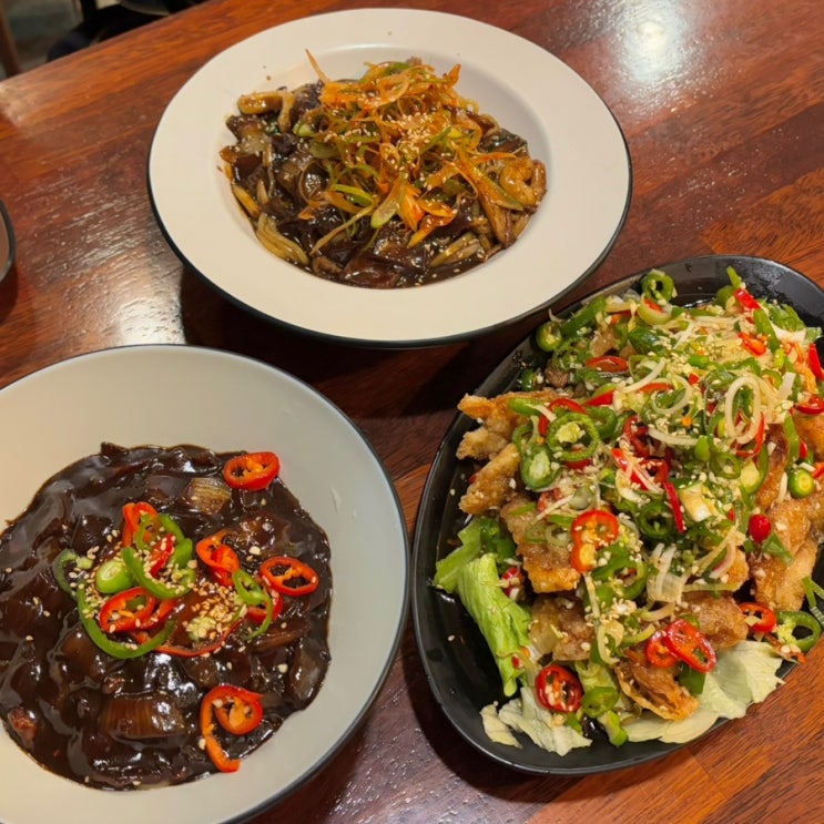  광주 수완지구 중식 맛집 노블차이 : 세련된 수완지구 중국집! 짜장이랑 유린기 넘 맛있음