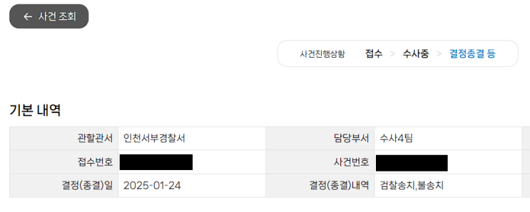  [중고로운 평화나라] 슈퍼커브 중고사기 후기 4편 ~ 수사결과통지