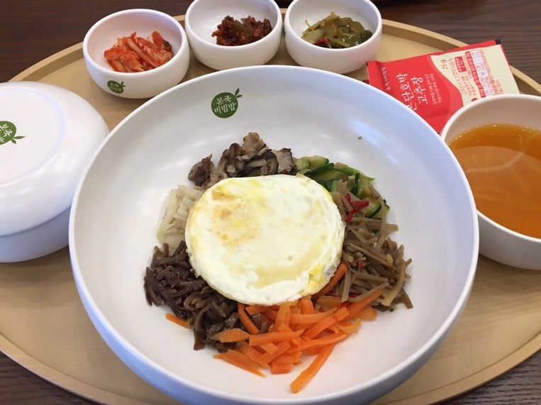 포항 한식) 본죽&비빔밥 포항이인지구점 / 비빔밥, 소고기야채죽