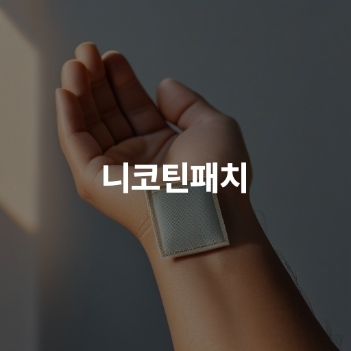 니코틴패치 금연의 효과