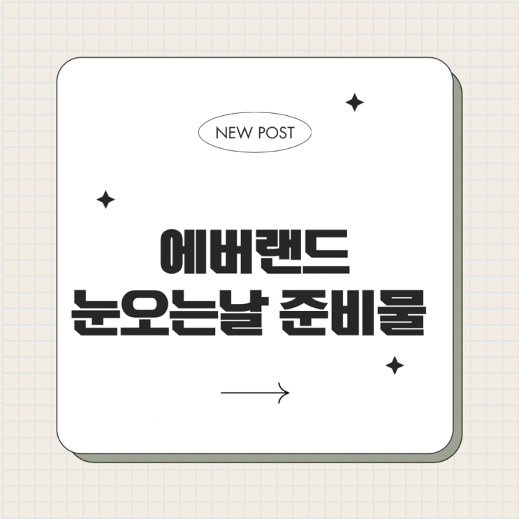 에버랜드 눈오는날 준비물 폭설로 퇴장한 후기
