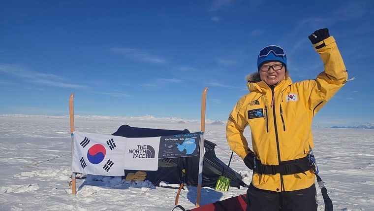 노스페이스 애슬리트팀 ‘김영미’, ‘남극대륙 단독 스키 횡단’ 완수