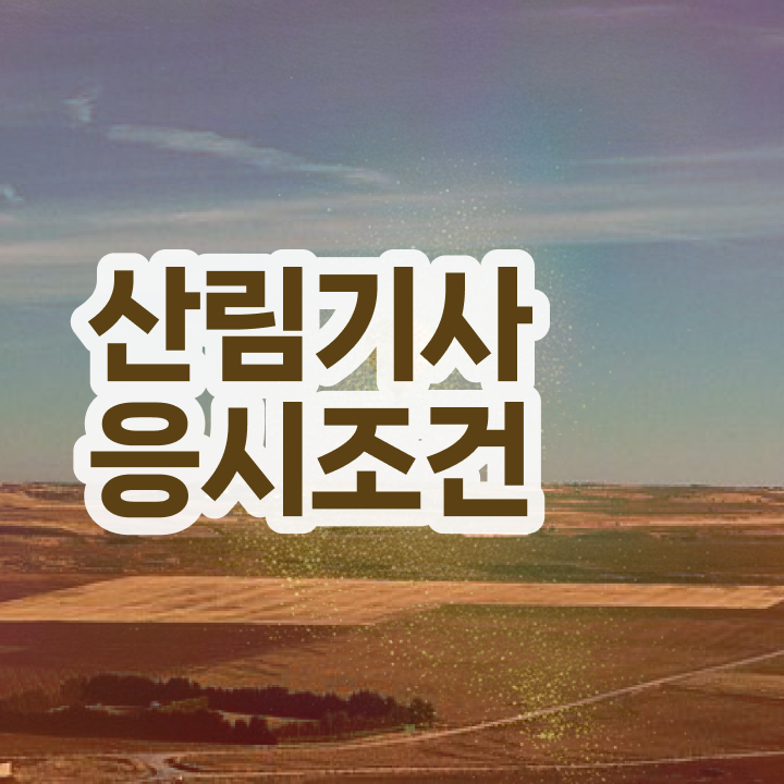  산림 기사학원 , 산림기사 자격요건 집에서 온라인으로 간단하게 준비한 후기