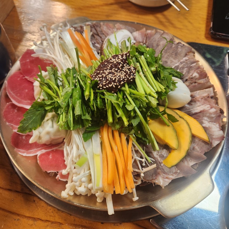  송파 방이동 백년가게 어복쟁반 맛집 '황산냉면'