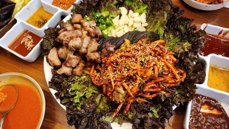  [가산디지털단지] 텍사스쪽갈비구이 - 쪽갈비와 굴 무침 바베큐세트로 부담 없이 술 한잔하기 좋은 곳