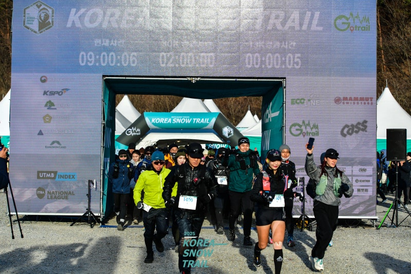 마무트(MAMMUT)와 함께한 2025 코리아 스노우 트레일 등산 대회 in 태백 UTMB 인덱스와 ITRA 포인트 ....