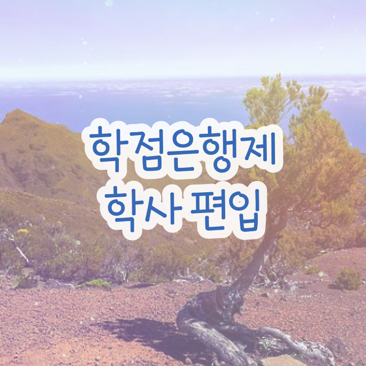  학점은행 편입 , 학점은행제 전문멘토 활용해서 원하던 대학에 합격했습니다.