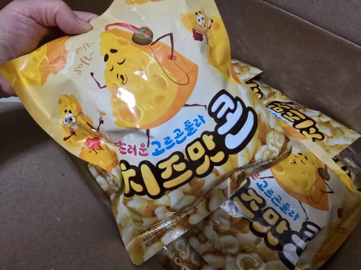  고르곤졸라 치즈맛콘 리뷰  입안 가득 행복을 채우는 마법의 간식