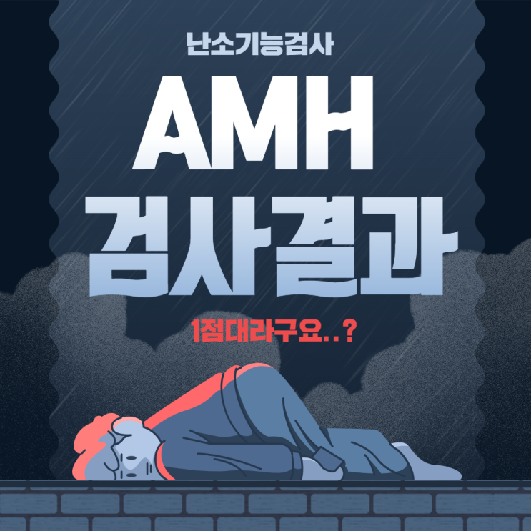  난소나이 난소기능평가 AMH 검사결과 후기 (feat. 1점대..?)