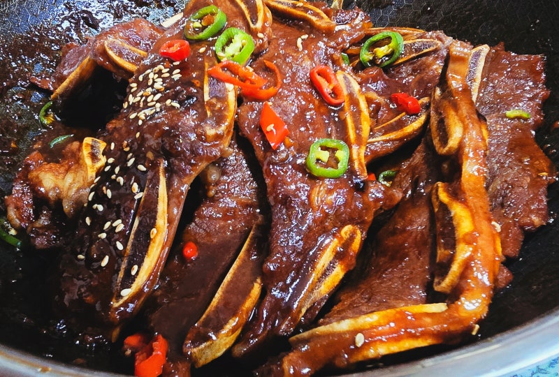 청정원 소갈비양념 이용해 LA갈비 쉽게 만들기