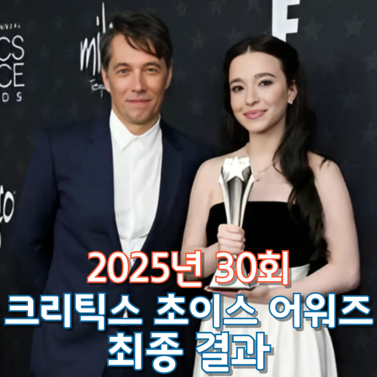  2025년 30회 크리틱스 초이스 어워즈 최종 결과