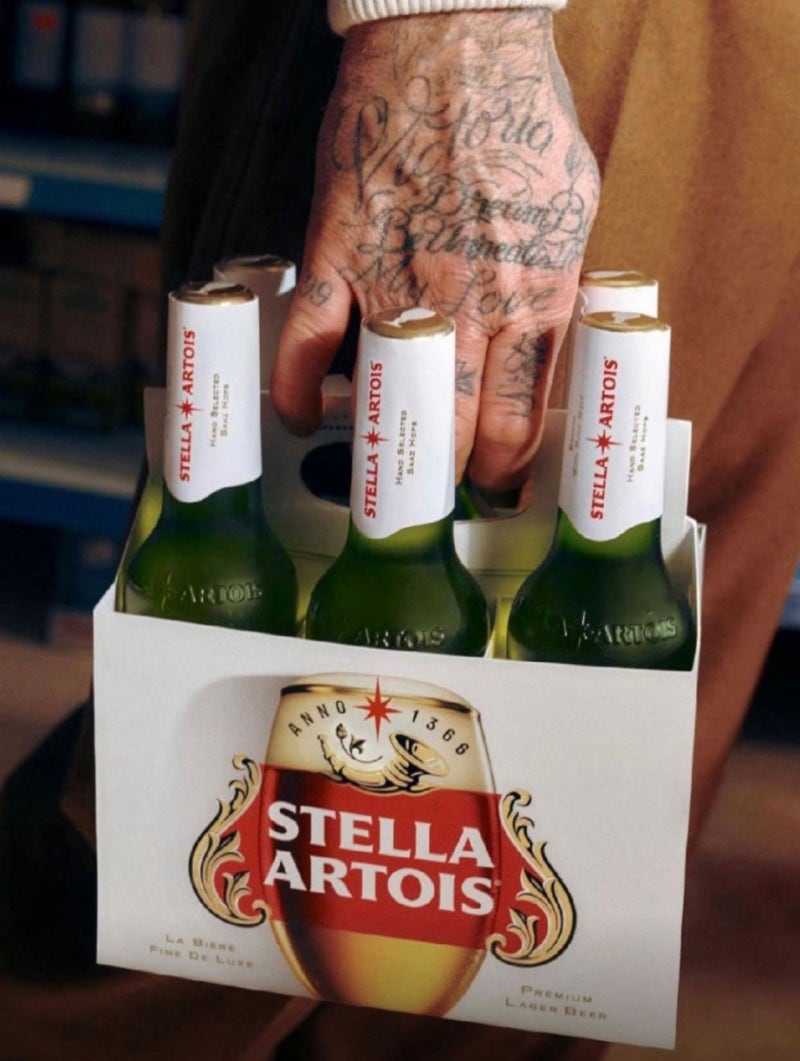 스텔라 아르투아의 베컴 없는 베컴 광고… \, image size:800x1061