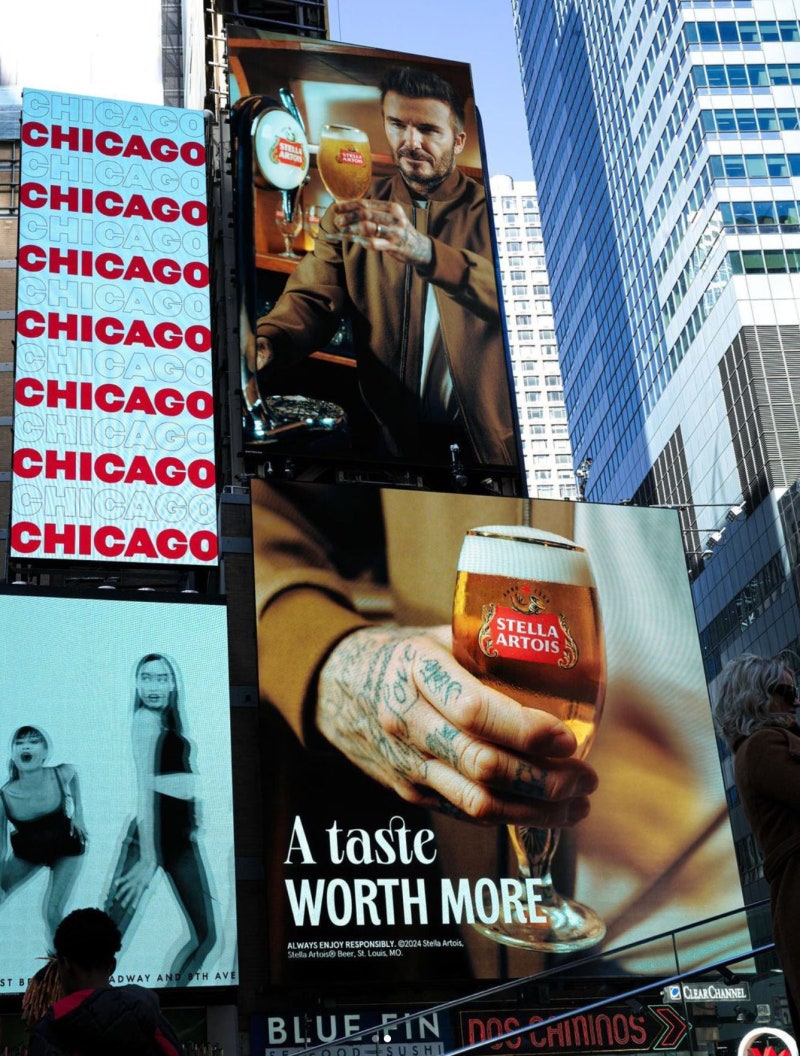 스텔라 아르투아의 베컴 없는 베컴 광고… \, image size:800x1056