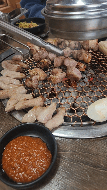 제주 에코랜드 근처 교래흑돼지 본점 : 고기 좋아~