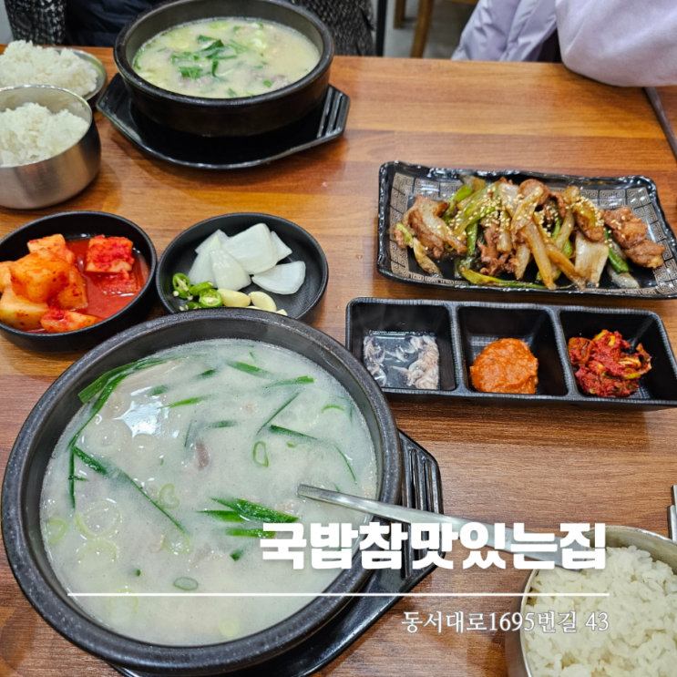  용전동 대전복합터미널 맛집 국밥참맛있는집 깔끔한 국물 맛있어요