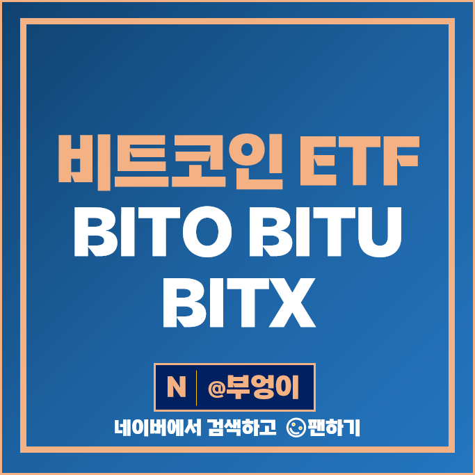 미국 비트코인 ETF 투자 방법 BITO 레버리지 BITU BITX 주가 배당 미국 비트코인 ETF 투자 방법 BITO 레버리지 BITU BITX 주가 배당