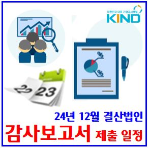  2024년 12월 결산법인 투자 유의사항 (ft. 감사보고서 미제출) : 사업연도, 주총1주전, 3월일정현황, 지연, 절차, 공시내용, 주주총회, 상장폐지, 관리종목, 의견, 적격