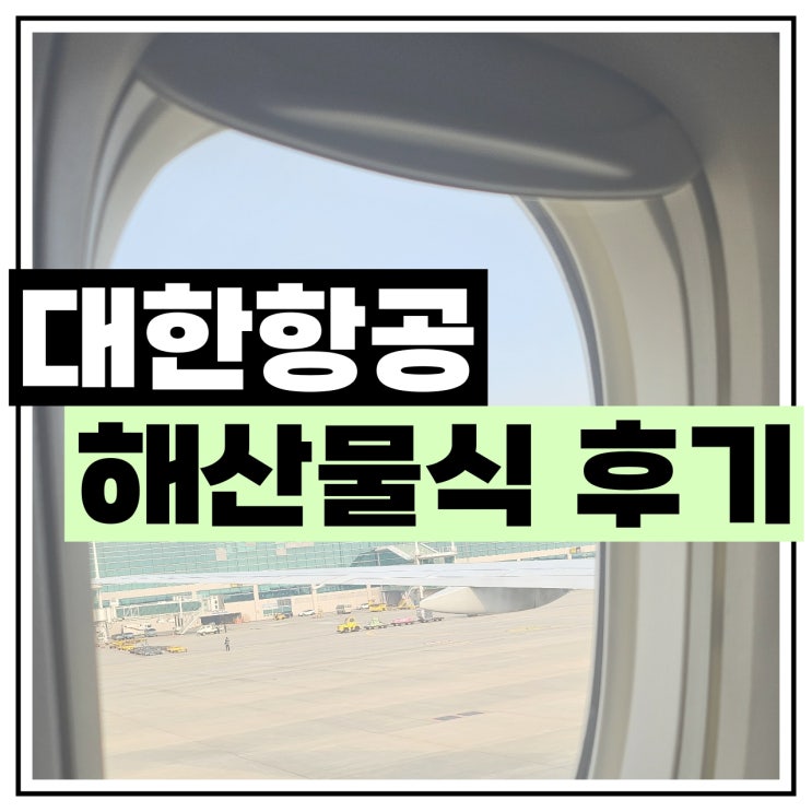  대항항공 특별기내식 - 해산물식(6끼) 신청 후기 (2025년)