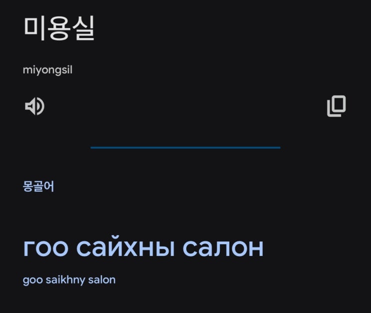  몽골 미용실 이용기 - 생각보다 좋..?