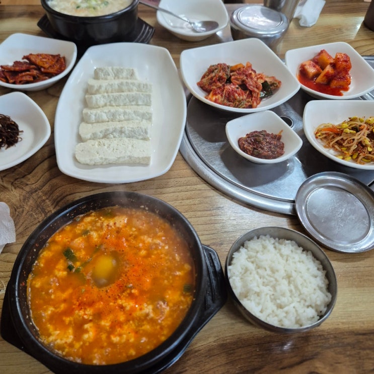  광양 중동 맛집 '전주순두부' 생두부 순두부찌개 포장 내 돈 내산 강추 후기