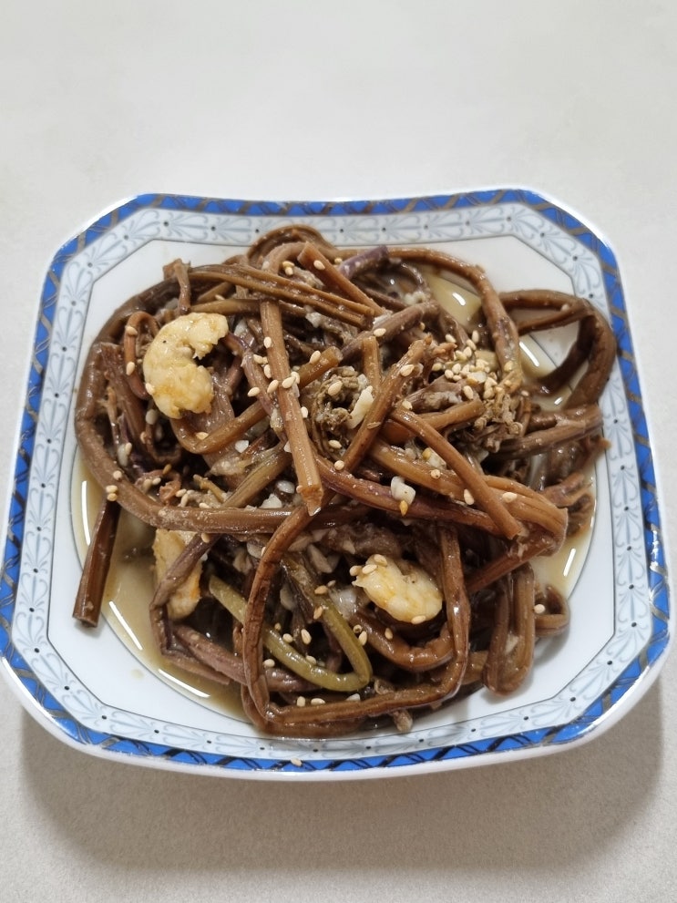 정월대보름 맞이 전라도식 고소한 들깨 고사리나물 레시피