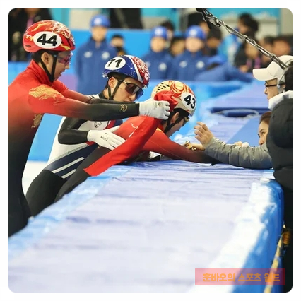 금메달 따고 오열한 <b>린샤오쥔</b>…<b>박지원</b>·장성우의 축하, 中 매체... 