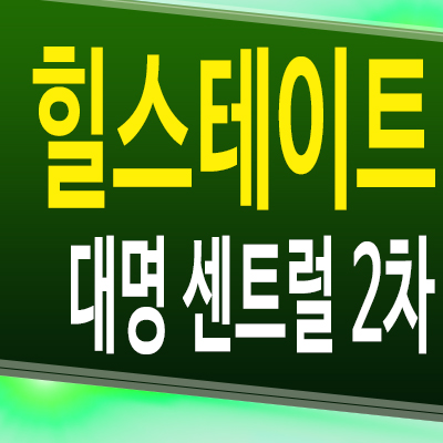  힐스테이트 대명 센트럴 2차 아파트 대명동 영대병원역 미분양 잔여세대