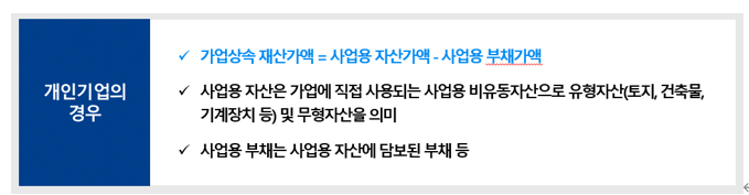  [상속공제] 개인사업자의 가업상속공제 대상 자산 범위와 2025년 개정안