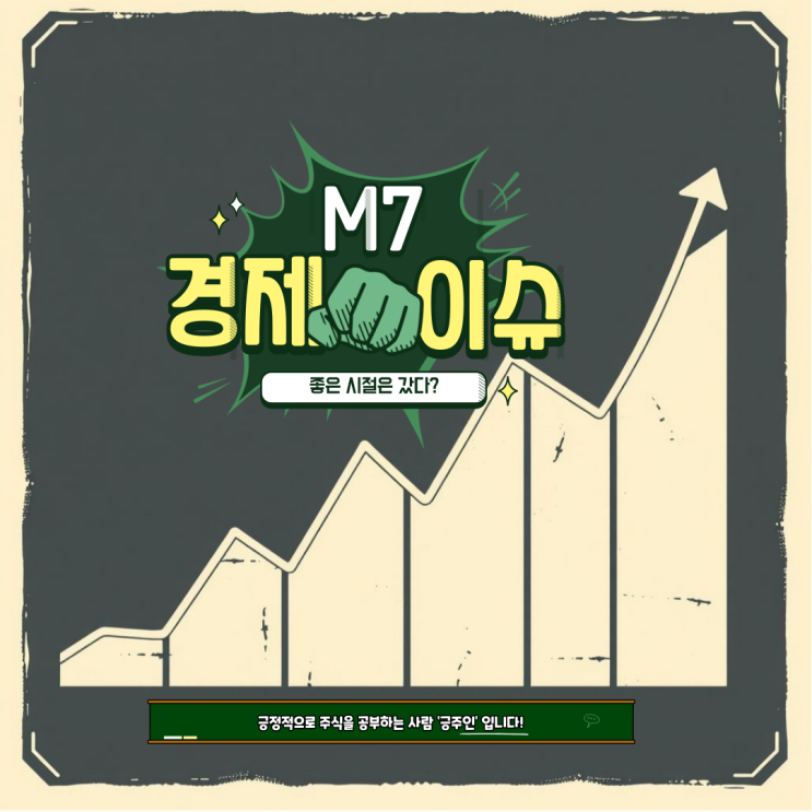  경제 이슈 : M7 미국주식, 대형기술주 좋은 시절 끝?