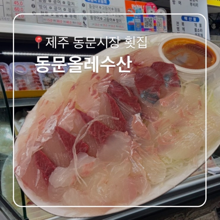  제주 동문시장 횟집 동문올레수산 회 포장 솔직후기