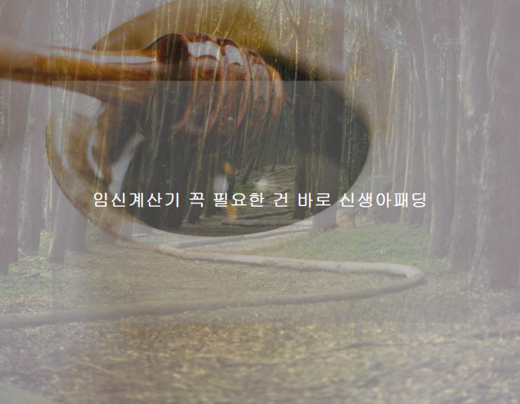  임신계산기 꼭 필요한 건 바로 신생아패딩
