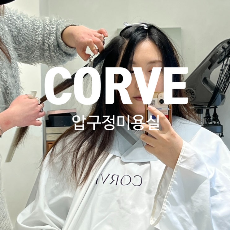  압구정미용실 코르브 수지실장 브라운 염색 본점 클라스는 달라