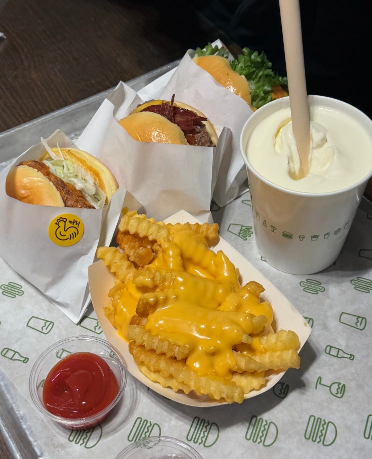  분당 서현역 쉐이크쉑 수제버거 맛집! 쉑쉑버거 메뉴 추천!