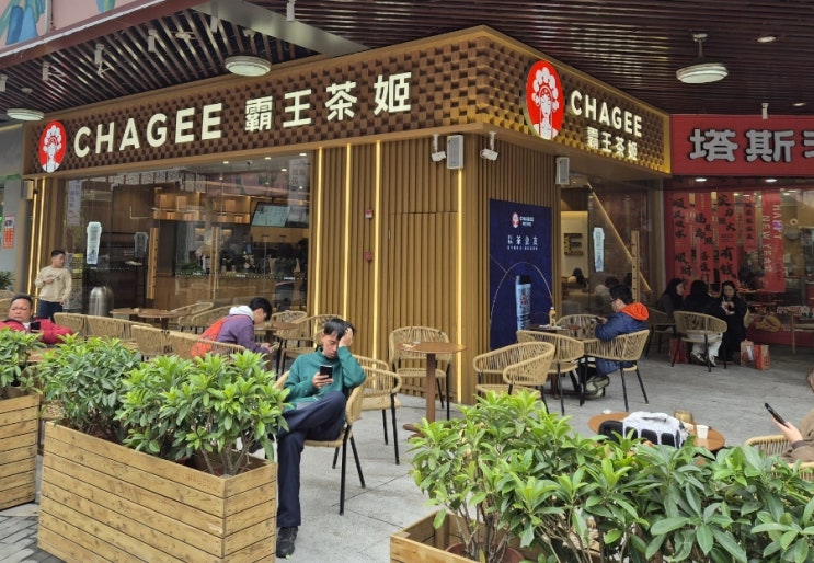  중국카페 추천 패왕차희 Chagee 메뉴추천