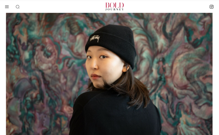  개인의 성장과 발전을 다루는 미국 온라인 매거진 Bold Journey에 소개된 문예랑 작가 인터뷰