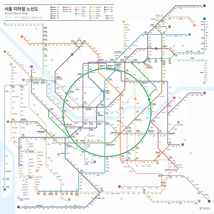동그란 2호선··· <b>서울지하철 노선도</b>, 40년만에 <b>개편</b>