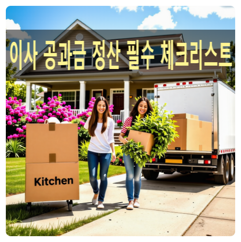  이사 공과금 정산 필수 체크리스트: 가스, 전기, 수도, 인터넷까지 완벽하게 준비하는 방법