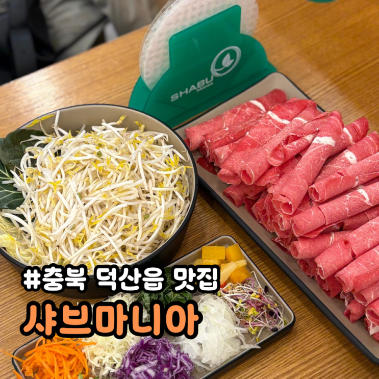 충북 덕산읍 맛집 샤브마니아 진천혁신점