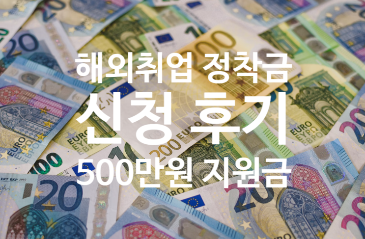 독일 취업 | 해외취업 정착지원금 신청후기 | 500만원 지원금 | 신청방법, 지원대상