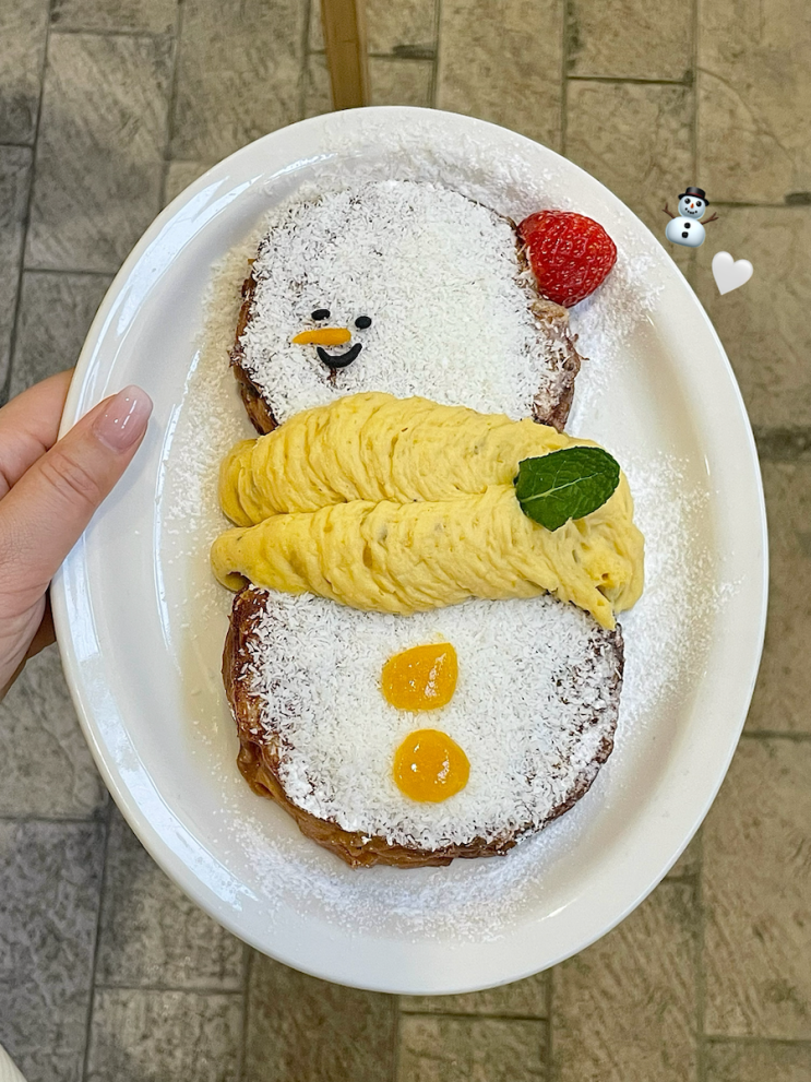  망원 카페 비캔드 눈사람 프렌치토스트 평일 웨이팅 후기