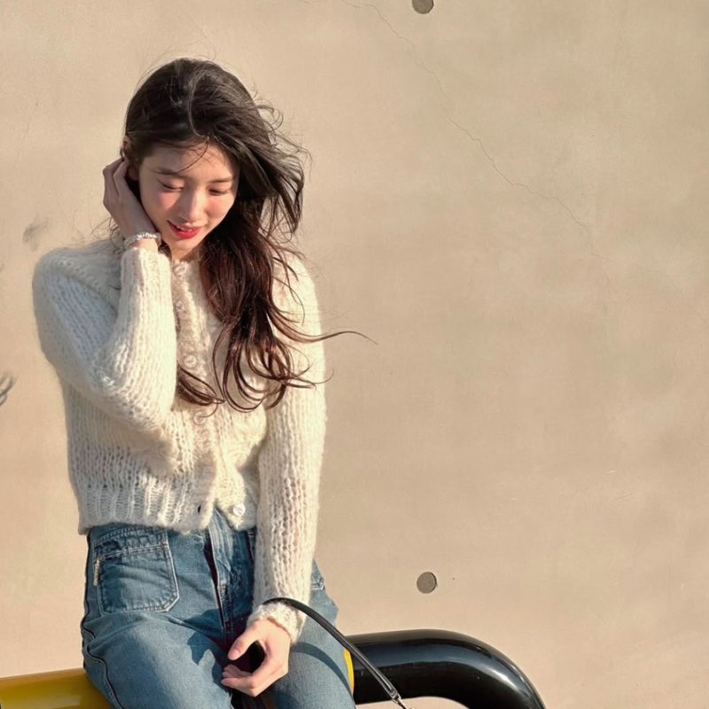 수지 셀린느 가디건 까미유백 사복 코디 넘 예쁨 주의, 가격은?