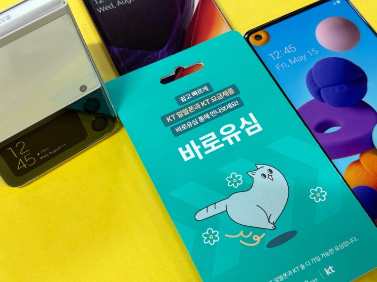  KT선불폰 유심 종류 및 온라인 개통 절차