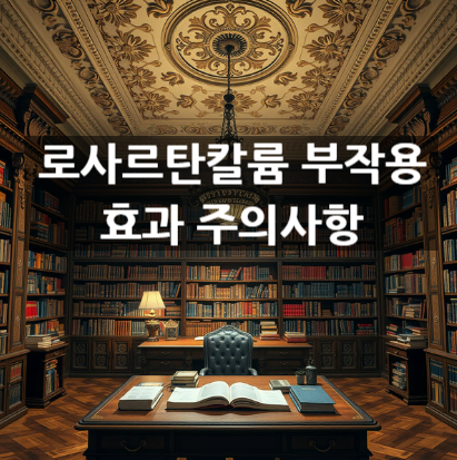  로사르탄칼륨 부작용 효과 주의사항